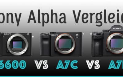 Sony Alpha A6600 vs A7C vs A7III Vergleich