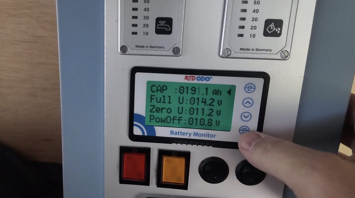 Batteriemonitor im Camper Kapazität nach LiFePO4 Batterie Upgrade einstellen
