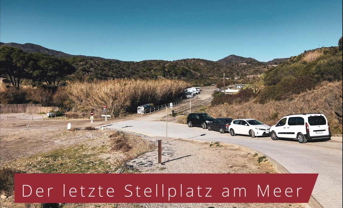 Letzter Camper Stellplatz am Meer auf dem Spanien Roadtrip