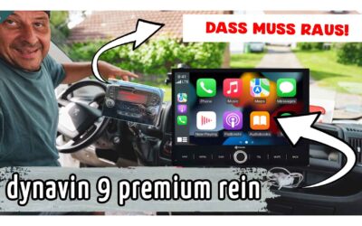 Dynavin D9 Flex im Fiat Ducato & Peugeot Boxer: 10-Zoll-Radio mit Rückfahrkamera, CarPlay & Navigation