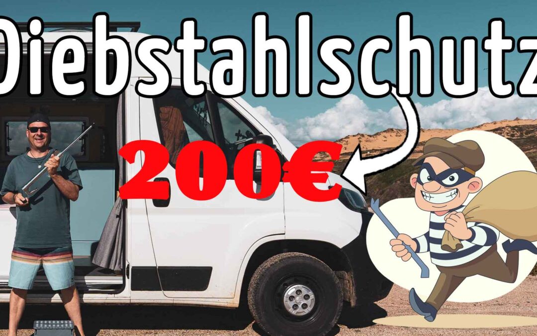 Einbruchschutz Camper für Ducato Jumper Boxer mit mechanischer Türsicherung
