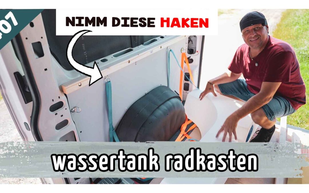 Camper Wassertank befestigen