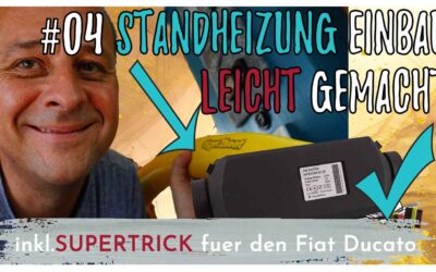 Standheizung im Fiat Ducato einbauen: Autoterm Air 2D / Planar 2D Anleitung
