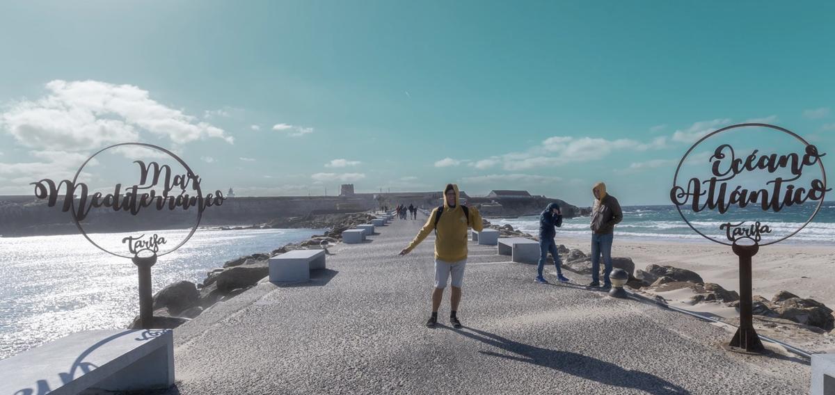 Tarifa mit Atlantik und Mittelmeer am südlichsten Punkt Europas