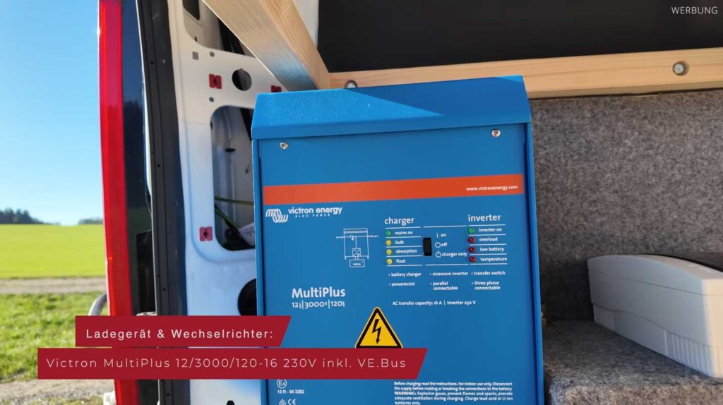 Victron MultiPlus als Wechselrichter und Ladegerät im Camper